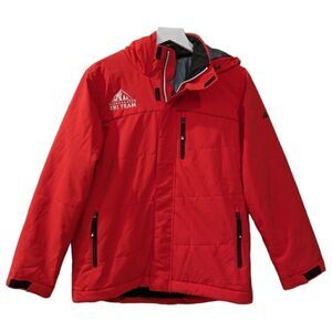NEW SYNC Kid's Junior Blaster Ski Parka - Hooded in RED Size 16